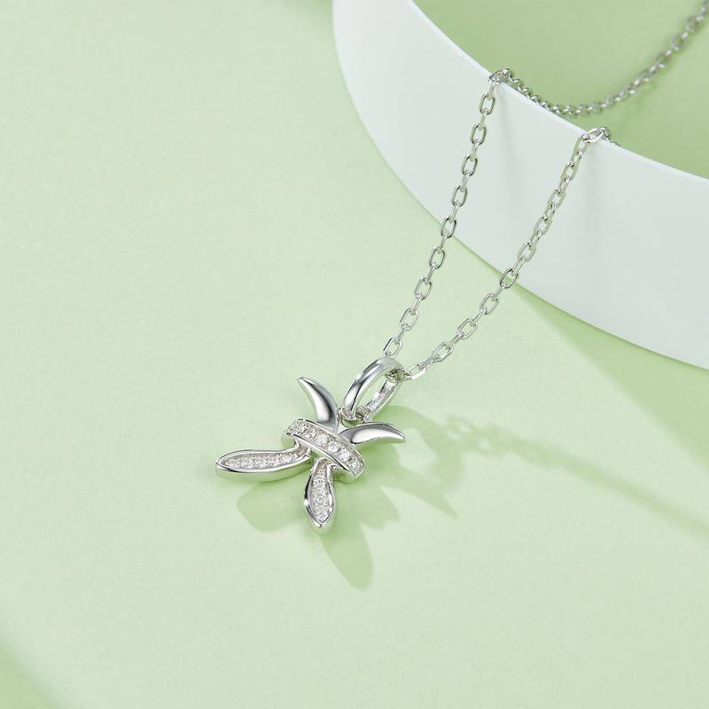 Pisces Moissanite Diamond Necklace from the Twelve Constellations Series